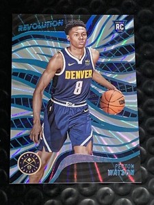 2022 Panini Revolution Basketball Sunburst Peyton Watson #135
