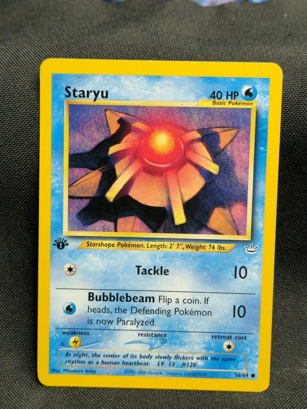 Pokemon - Staryu 56/64 - 1st Edition Neo Revelation