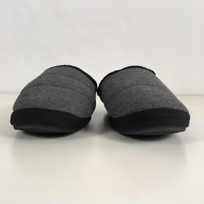 HURLEY Duke Faux Fur Lined Slippers SZ 12-13 HURLEY Duke Faux Fur Lined Slippers, XL 12-13. Gray | eBay main image 3