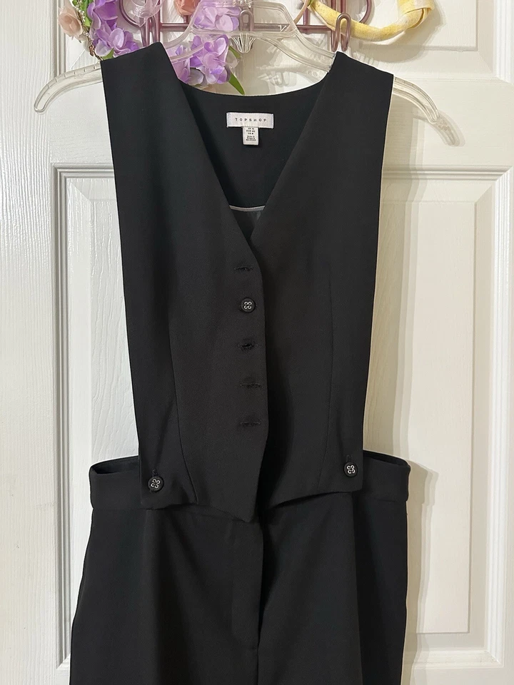 Mono negro pata de gallo Topshop talla 8 Foto 4 de 4