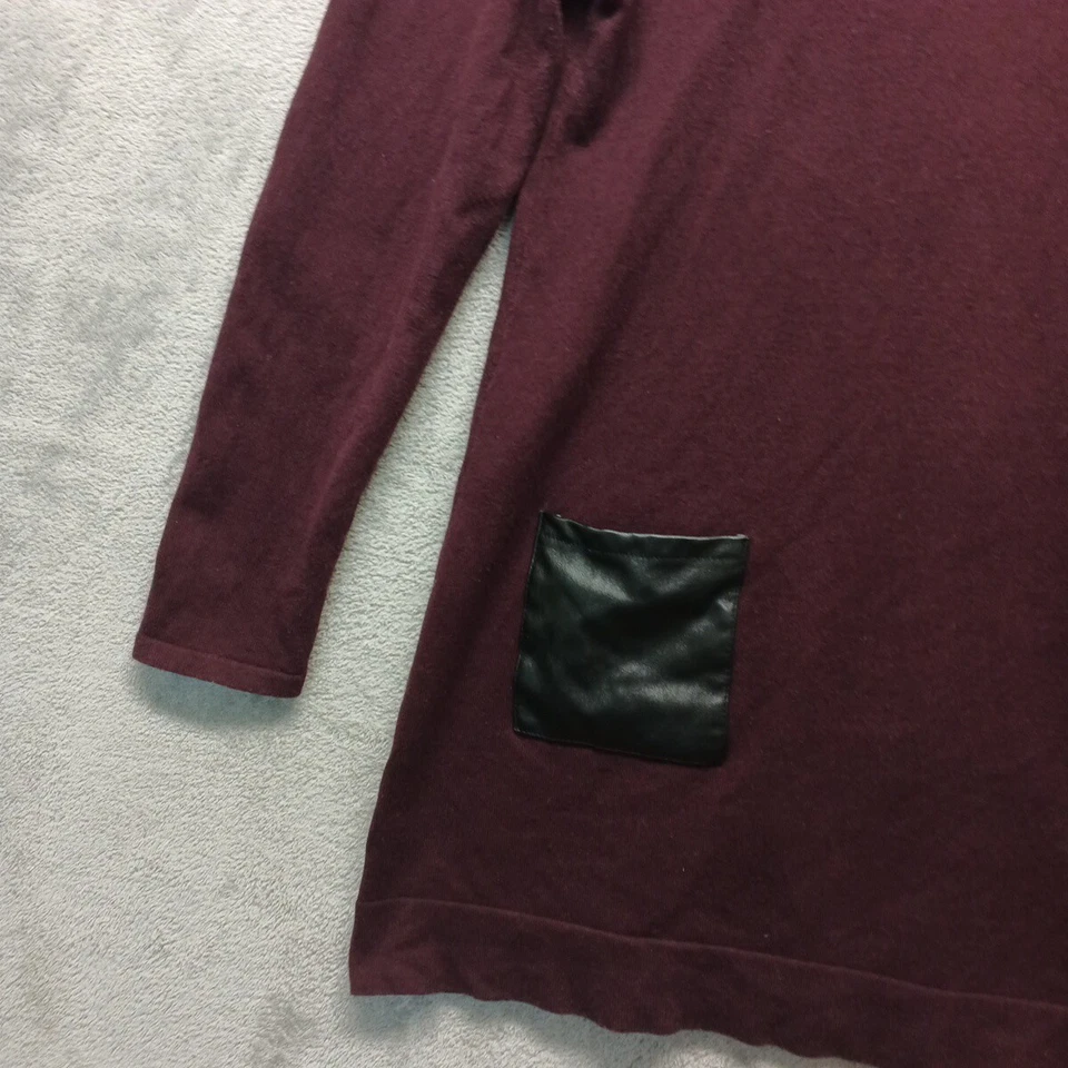 STYLE & CO свитер маленький средний (8-10) женщин пуловер осени фиолетовый черепаха шеи - Изображение 3 из 4