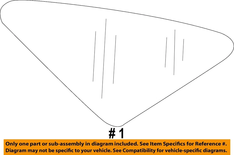Cuarto de cristal trasero izquierdo OEM 2005 2006 2007 2008 2009 2010 AUDI A8 Foto 4 de 4