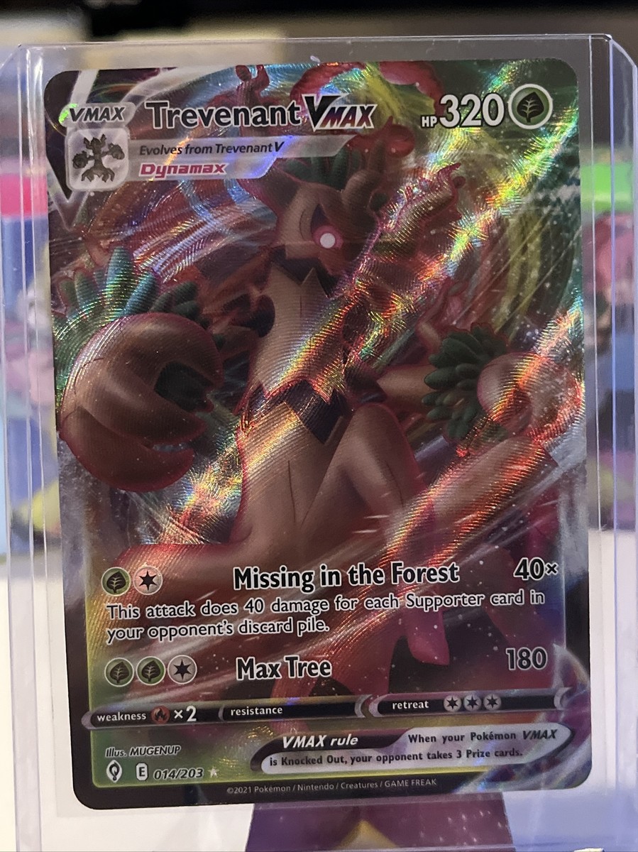 trevenant vmax pokemon card value - Sword & Shield - Evolving Skies - Grass Grass Trevenant VMAX 14/203 - Evolving