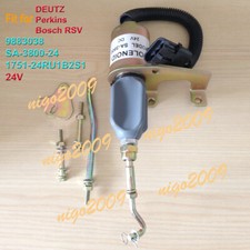 24V Solenoid SA-3800-24 1751-24RU1B2S1 9883038 for Deutz Bosch RSV Right-hand