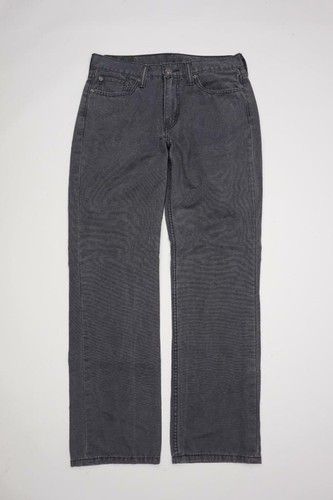 LEVI STRAUSS 514 Reg Fit Straight Leg Jeans Grey Denim Mens 30x30 - Picture 2 of 9