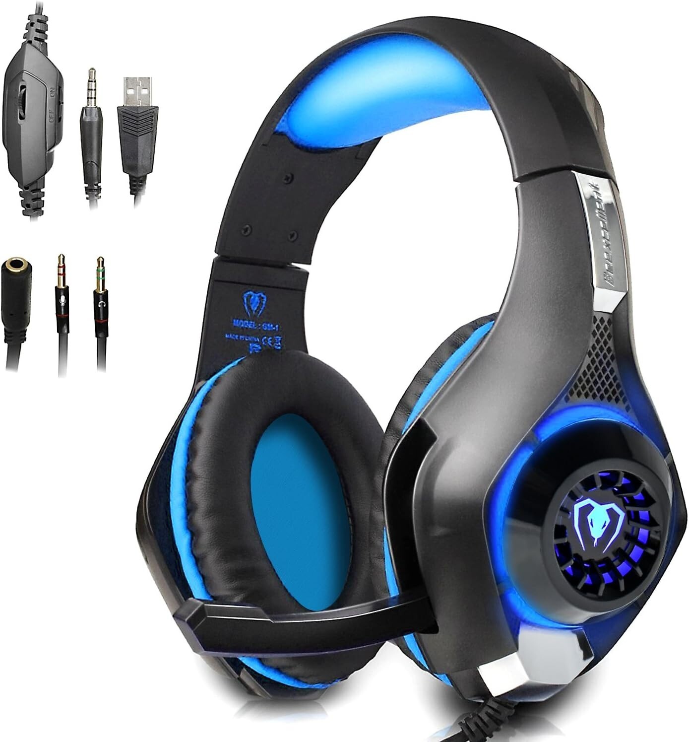 Gaming Headset with Mic for New Xbox One, PS4, PC - Surround Sound, Noise Reduct-image