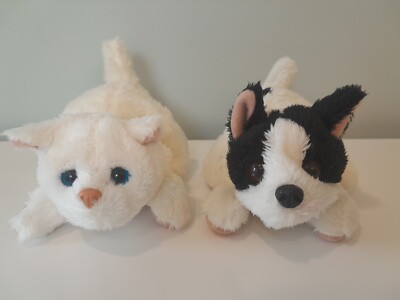 FurReal Friends Puppy Kitten Snuggimals Lot White Black White 5