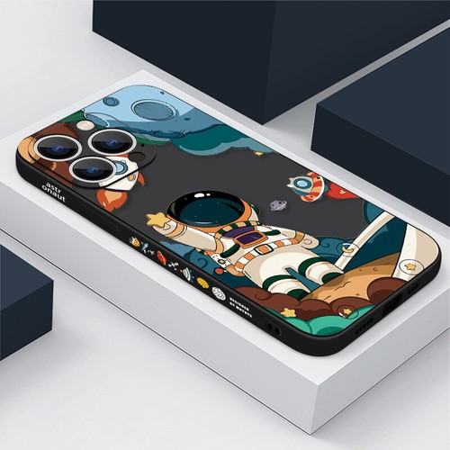 Phone Case For iPhone 15 Pro Max 14 13 12 11 Astronaut ShockProof Hybrid Cover - Picture 13 of 20