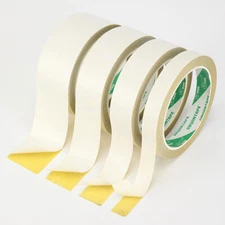 10m Double Sided Oil-Based Tape Yellow Adhesive Strips Strong Sticky Waterproof