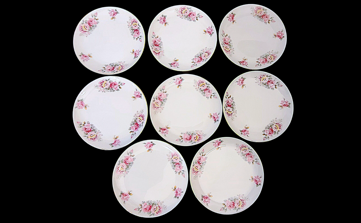 Rare vintage hard to find 50 piece - 1950's Yamaka China - rose