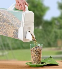 Buddeez Pet Food Storage Container - 8 Quart Capacity Bird Seed Container  D...