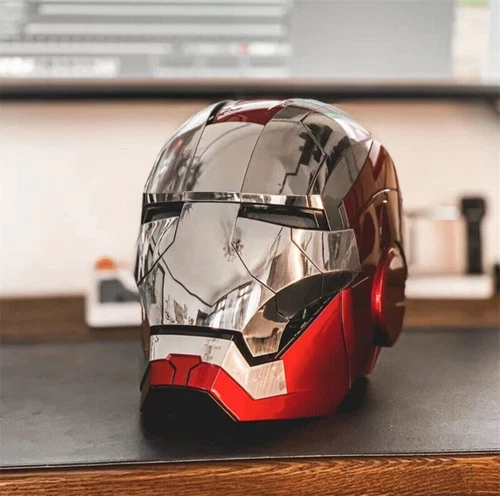 AUTOKING Iron Man MK5 1:1 Helmet Wearable Voice-control Mask Toy Gifts Cosplay - Picture 13 of 16