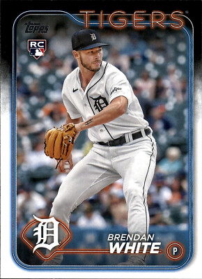 2024 Topps Series One #8 Brendan White RC Detroit Tigers Rookie Baseball Card
