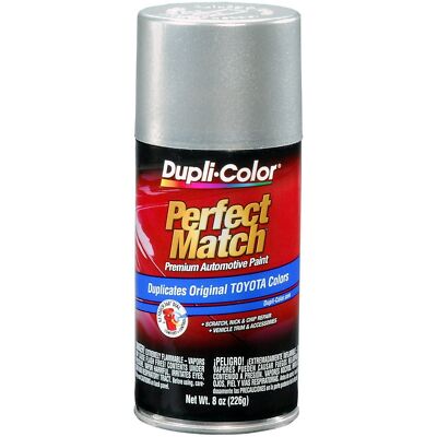 DupliColor Classic Silver Mica Toyota BTY1617 Automotive Spray Paint 8Oz Can 1F7