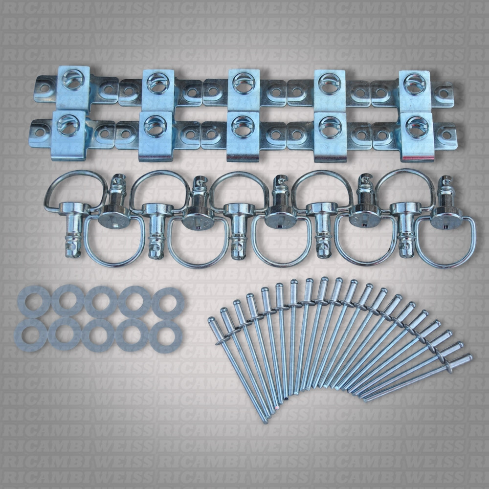 10 x NDZ1 Schnellverschluss Motorrad Niet Verkleidung DZUS