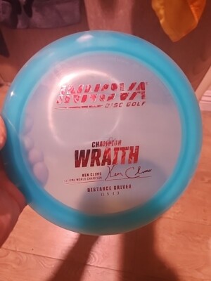Innova Disc Golf | Champion Wraith | Distance Driver | Blue | Red Holo 