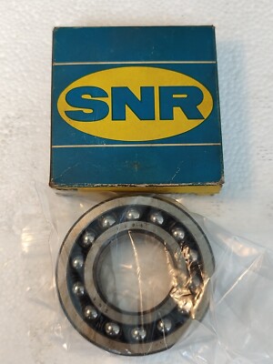 NEW SNR 1206 Self Aligning Double Row Ball Bearing 30x62x16 Made In France 