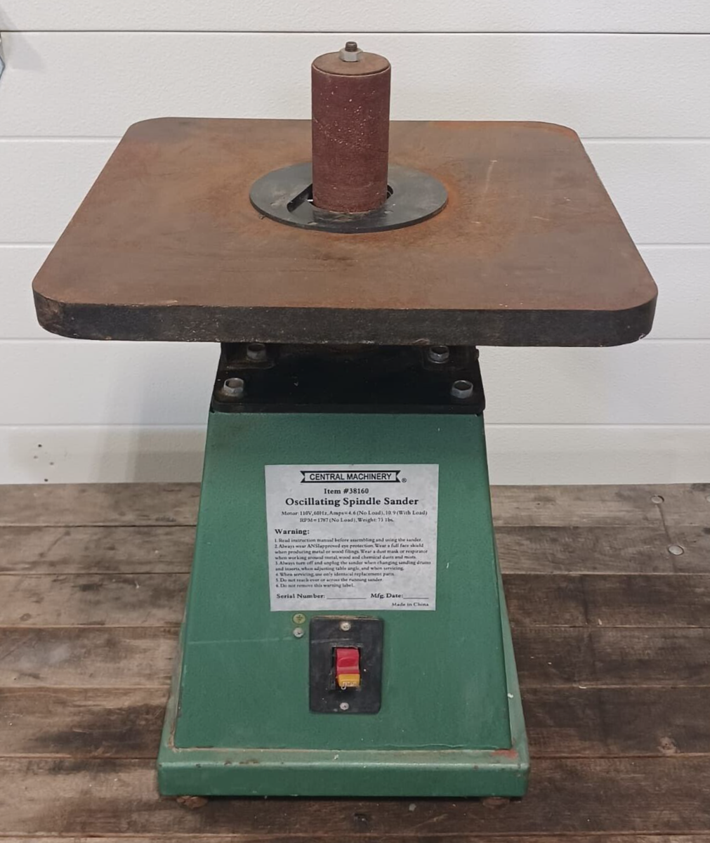 Central Machinery RPM 1787 Oscillating Spindle Sander 38160 | eBay