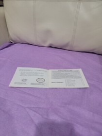 Nintendo NES Vintage 1990 The Mafat Conspiracy Game Manual Only