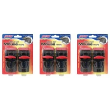 Mouse Rodent Pest Trap Snap Reusable Catcher Catch Indoor Easy Reuse 3-Pack