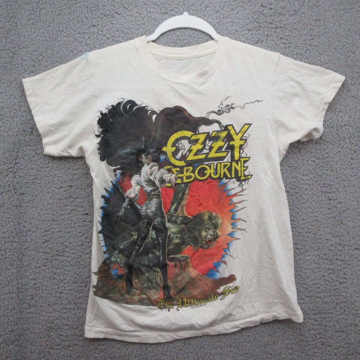 1986 オジオズボーン　ビンテージTシャツ XL ULTIMATE TOUR OZZY OSBOURNE THE ULTIMATE TOUR VINTAGE T-SHIRT ‐ OTHER UK