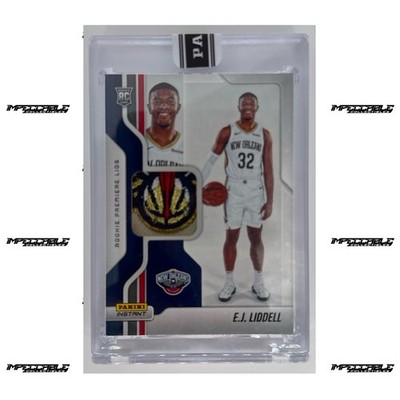 2022-23 Panini Instant NBA - #RPL-35 EJ Liddell Rookie Patch 4/10 Hat Relic