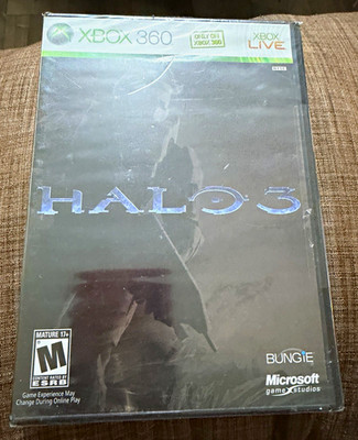 Halo 3 Microsoft Xbox 360 Complete Case w/ Cover Art Online Co-Op - Sealed New