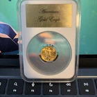 2023 1/10th oz $5 Gold American Eagle Coin BU - Comes with Custom Holder In Pics