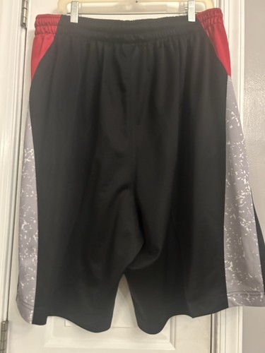 Nike Air Jordan Men’s Basketball Shorts 3XL Black, Red, Gray and White Baggy - Picture 13 of 15