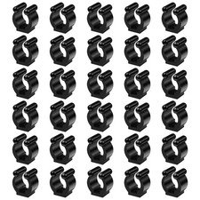 30 Black Billiards Cue Clips - Regular Fishing Rod Storage Medium,