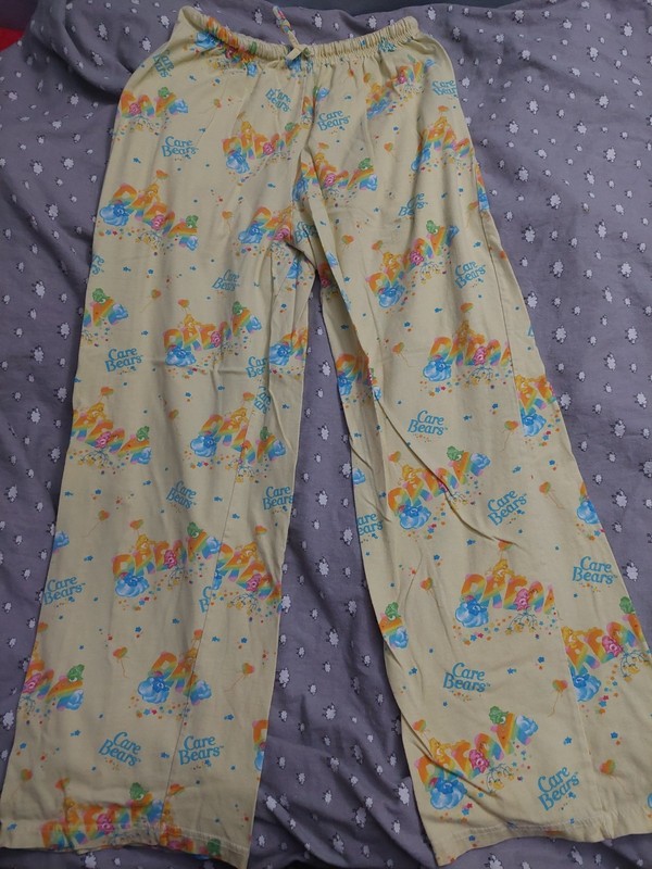 Care Bears Y2K Pajamas PJs Pants Womens L Large