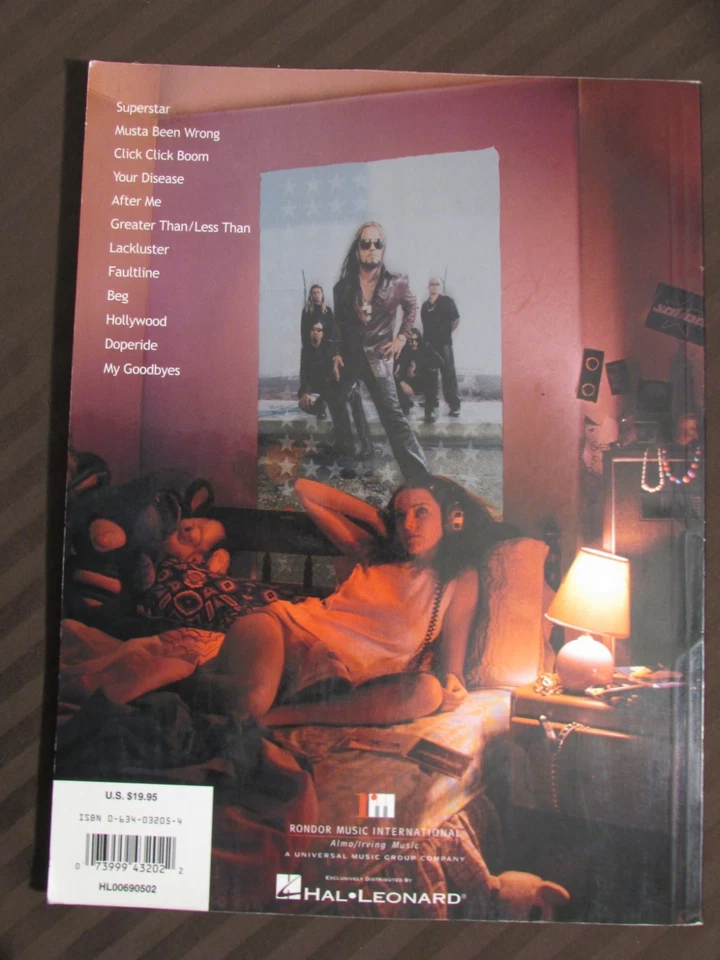 Saliva Every Six Seconds Songbook Guitar Tab Tablature Recorded Guitar Versions - Image 3 of 4