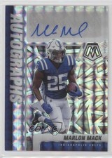 2021 Panini Mosaic Auto Mosaic Marlon Mack #A-MM Auto n0c