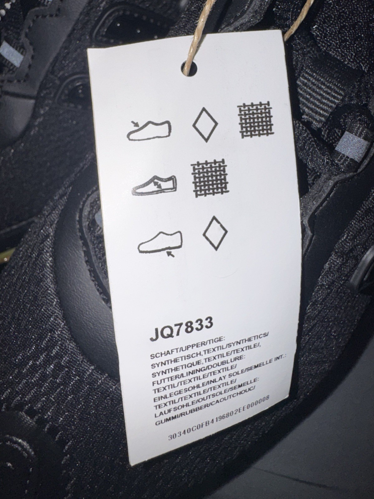 Adidas Megaride Running Black Sneakers Athletic Shoes JQ7833 Men’s Size 7 thumbnail 6