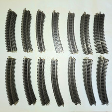 Märklin H0 K Gleis gebogen Kurve Konvolut 70 x 2221 / 70 x 2131