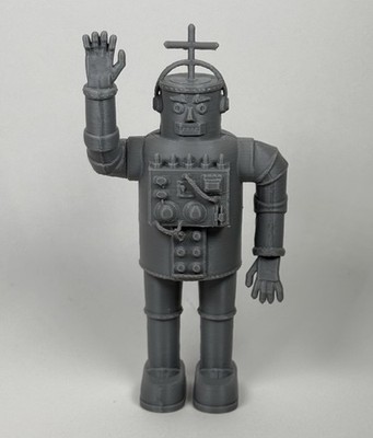 Japanese Worlds Fair Paintbable Robot Toy