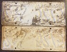1954 Wyoming License Plate Pair - Original Rustic Condition — photo 2