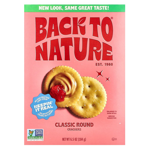 Crackers, Classic Round, 6.5 oz (184 g)