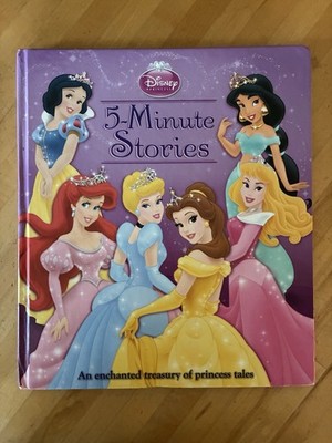 Disney Princess 5-Minute Stories by Liza Baker and Lara Bergen Hardcover Book