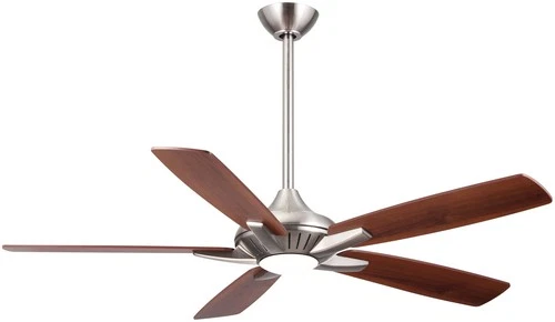 Minka Aire Dyno 52" Ceiling Fan - Medium Maple / Dark Walnut 5-Blade - Picture 1 of 7