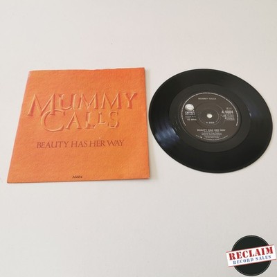 mummy calls - beauty has her name 7'' vinyl record VG