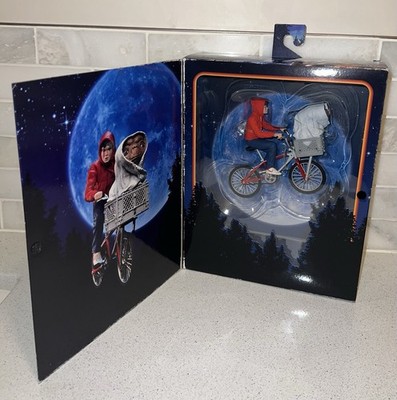 NECA E.T. Elliott with Bicycle Action Figure 40th Anniversary Edition (NIB)