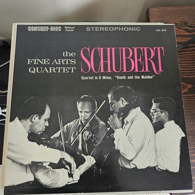 Schubert* - The Fine Arts Quartet  -  Quartet In D Minor, ''Death And The Maiden