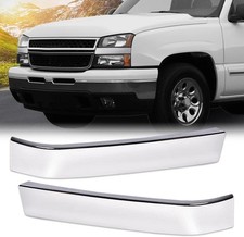 G-PLUS Front Grille Molding Trim Primed Compatible with 2003-2007 Chevy Silverad