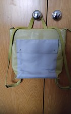 Radley London genuine leather backpack with pocket  for 10" Tablet, Yellow