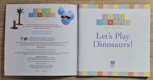 Ω Let's Play Dinosaurs! + There's a Bear in There • Play School • FREE postage!! - Picture 2 of 3