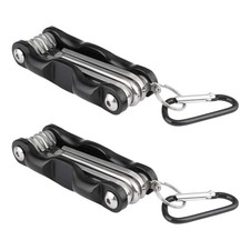 2x CAMVATE Hex Key Set Screwdriver Tool with 6 Hex Key 1 Phillips 1 Flat Tip