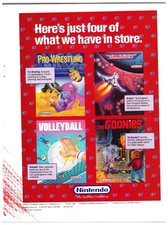 1980s Video Game Magazine Ad Nintendo The Goo...