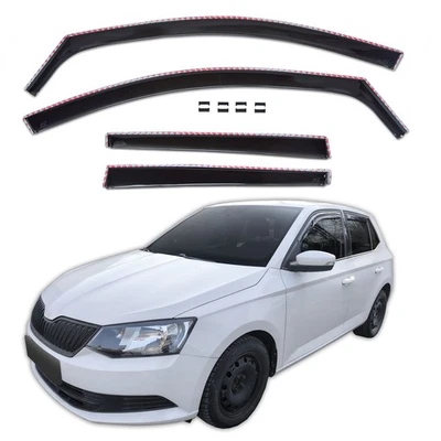 Déflecteurs Deflecteurs D'Air Pour Skoda Fabia 3 5D 2014-2021 Hayon/Break 4pcs - Photo 1/4