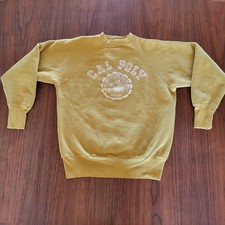 Vintage 1950s Cal Poly Pomona Raglan Sweatshi...